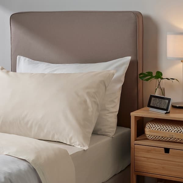 DVALA - Pillowcase, beige, 50x80 cm - best price from Maltashopper.com 40356588