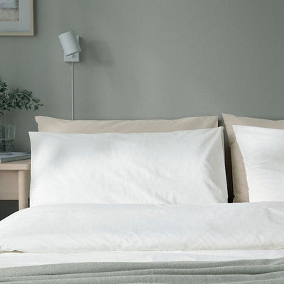 DVALA - Pillowcase, white, 50x80 cm - best price from Maltashopper.com 20357305