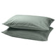 DVALA pillowcase, grey-green, 50x80 cm, 2 pack