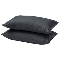 DVALA - Pillowcase, black, 50x80 cm - best price from Maltashopper.com 60357247