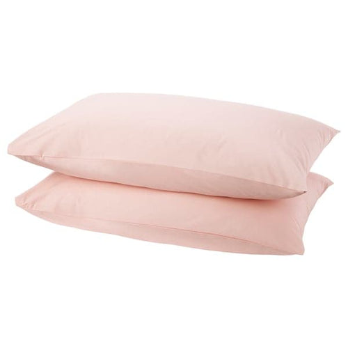 DVALA - Pillowcase, light pink, 50x80 cm