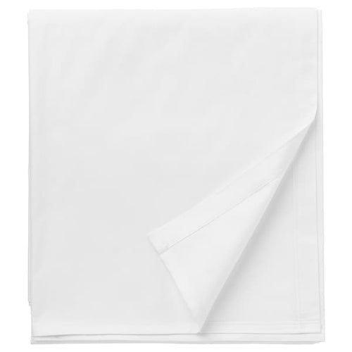 DVALA - Sheet, white, 240x260 cm