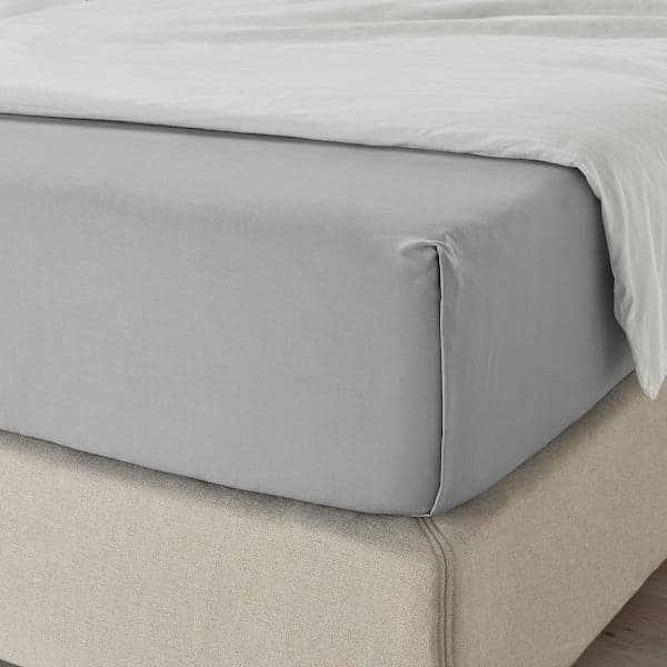 DVALA Sheet - light grey 240x260 cm - best price from Maltashopper.com 60482473