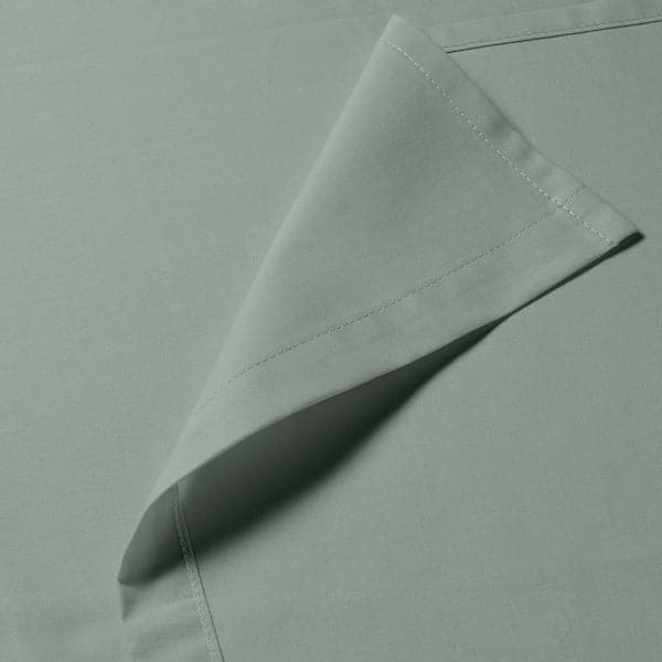 DVALA - Sheet, grey-green, 240x260 cm - best price from Maltashopper.com 90549679