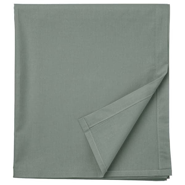 DVALA - Sheet, grey-green, 150x260 cm - best price from Maltashopper.com 50549676
