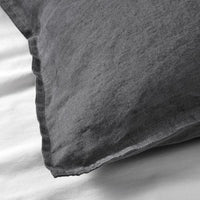 DYTÅG Pillowcase, dark gray,50x80 cm - best price from Maltashopper.com 10521434