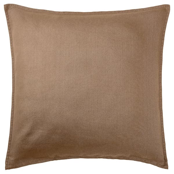 DYTÅG - Cushion cover, dark beige, 65x65 cm