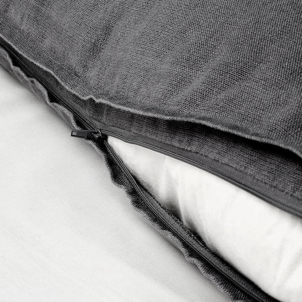 DYTÅG - Cushion cover, dark grey, 65x65 cm - best price from Maltashopper.com 40517685