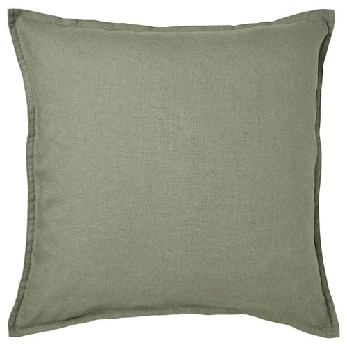 DYTÅG - Cushion cover, grey-green, 50x50 cm