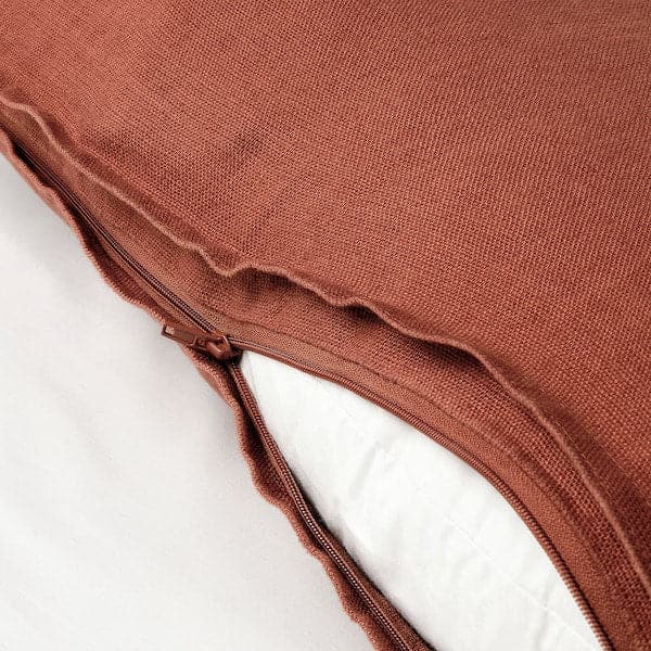 DYTÅG - Cushion cover, red-brown, 50x50 cm - best price from Maltashopper.com 10517682