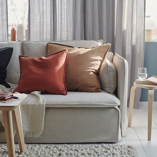 DYTÅG - Cushion cover, red-brown, 50x50 cm - best price from Maltashopper.com 10517682