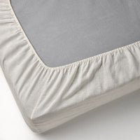 DYTÅG Fitted sheet, white,160x200 cm - best price from Maltashopper.com 80521336
