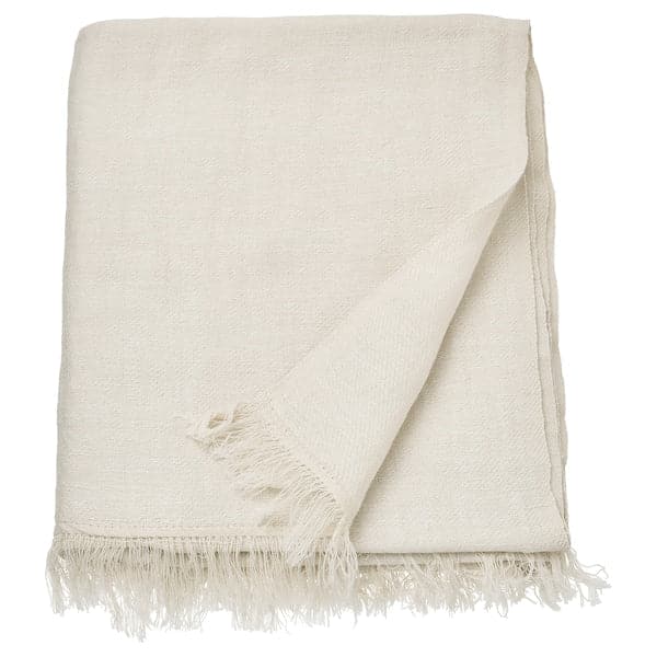 DYTÅG - Throw, off-white, 130x170 cm - best price from Maltashopper.com 20542105