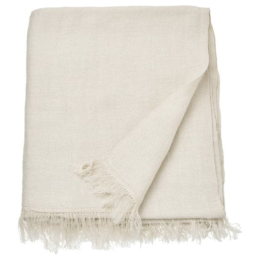 DYTÅG - Throw, off-white, 130x170 cm - best price from Maltashopper.com 20542105