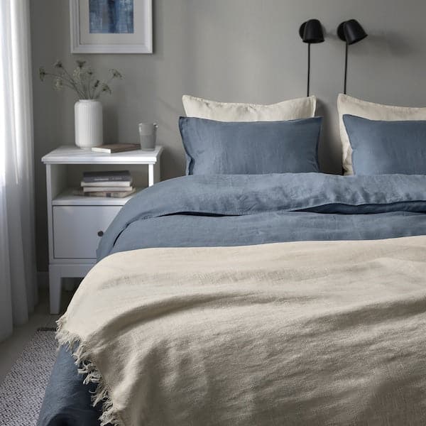 Ikea DYTÅG - Throw, off-white, 130x170 cm