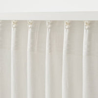 DYTÅG Curtains, 1 pair - white 145x300 cm - best price from Maltashopper.com 20466719