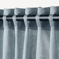 DYTÅG Curtains, 1 pair greyblue 145x300 cm , 145x300 cm - best price from Maltashopper.com 80525297