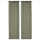 DYTÅG curtains, 1 pair, grey-green/with heading tape, 145x300 cm