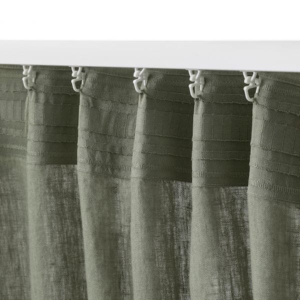 Ikea DYTÅG - Tent, 2 sheets, grey-green, , 145x300 cm