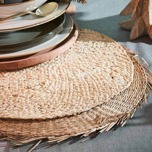 Casa BO Natural placemat, Ø 38 cm