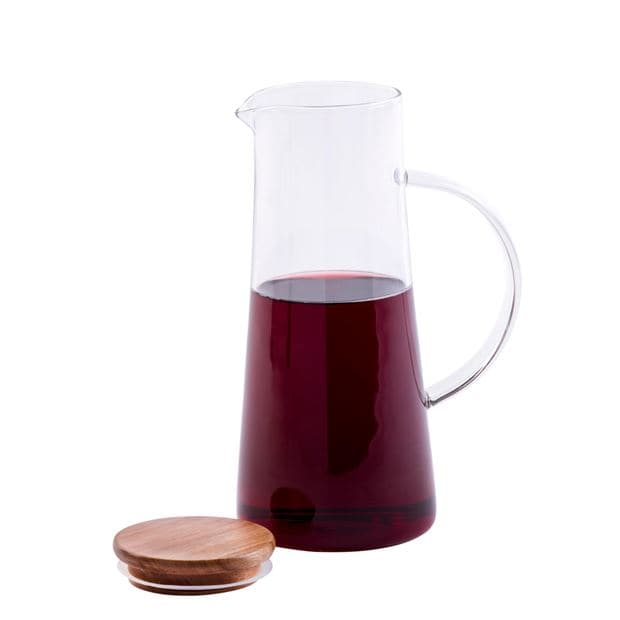 NARROW Transparent carafe H 26 cm - Ø 10 cm - best price from Maltashopper.com CS609210