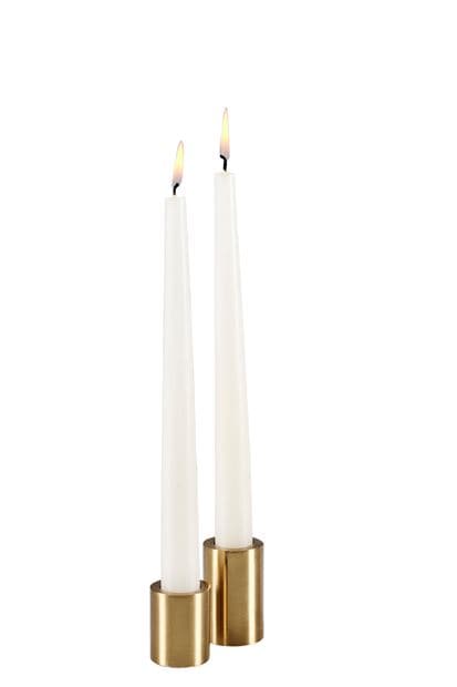 BLOK Bronze candlestick H 4 cm - Ø 3.5 cm