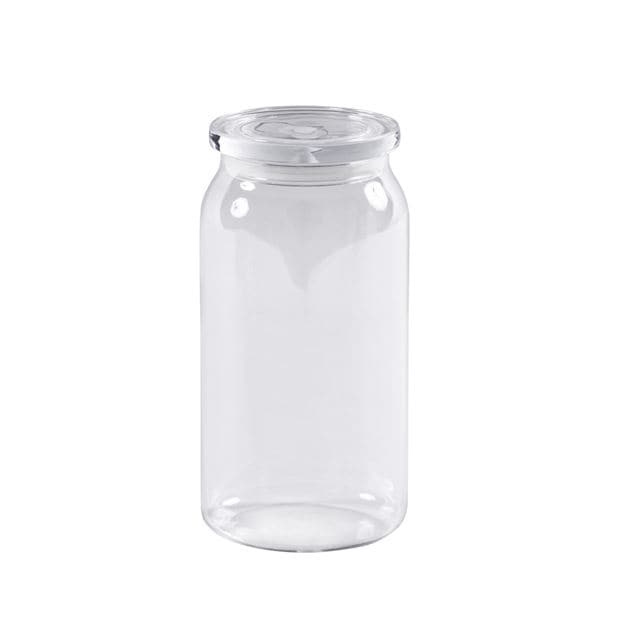 CRYSTAL Food container with transparent lid H 20 cm - Ø 9.1 cm - best price from Maltashopper.com CS660219