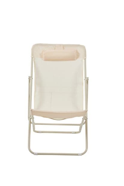 Casa MALTA Deckchair white H 80 x W 57 x D 90 cm