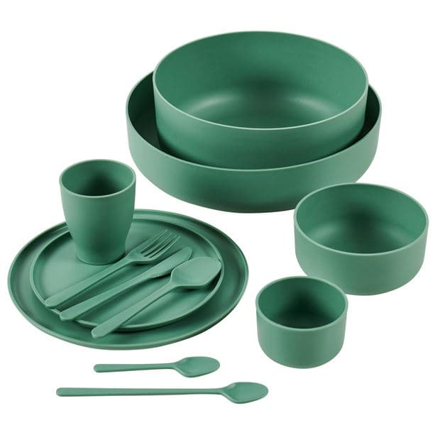 Casa SAMBA Green plateØ 25 cm