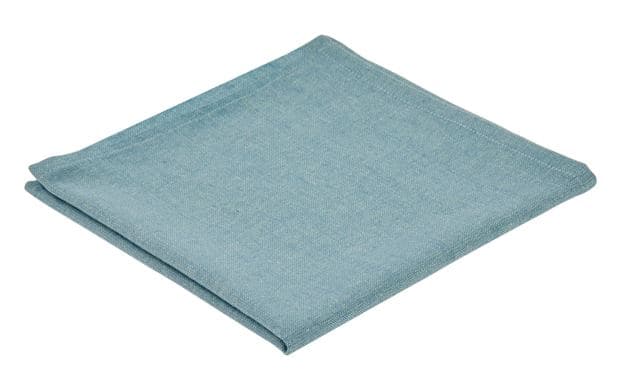 ORGANIC Blue napkin W 40 x L 40 cm - best price from Maltashopper.com CS616350