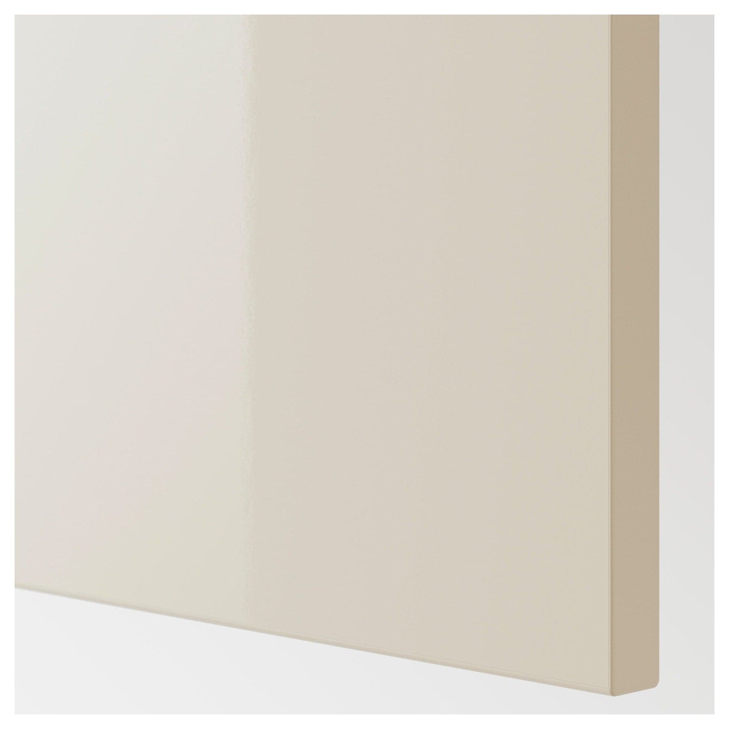 VOXTORP - Cover panel, high-gloss light beige, 39x106 cm - Premium Kitchen & Dining Furniture Sets from Ikea - Just €44.99! Shop now at Maltashopper.com