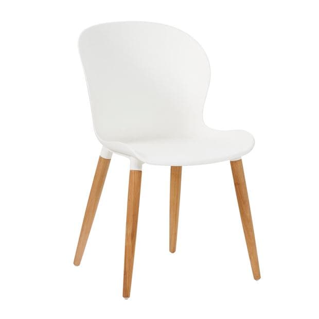 FRIDA / FRAY Set / 4 Natural teak legs H 42.7 cm - Ø 3.8 cm - best price from Maltashopper.com CS661304