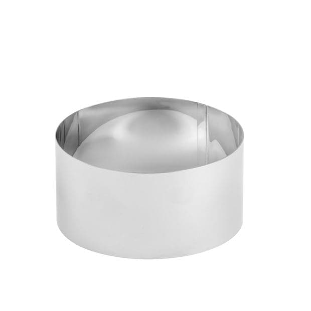 DAMIER Silver plated cake rings set of 4H 5 cm - best price from Maltashopper.com CS593446