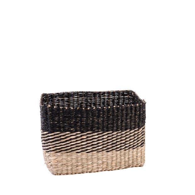 BOBO Basket drawer black, natural H 20 x W 30 x D 20 cm - best price from Maltashopper.com CS634396