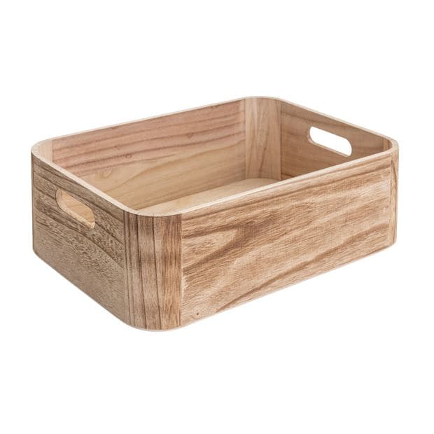 LIGNO Natural box H 12 x W 36 x D 26 cm - best price from Maltashopper.com CS647185