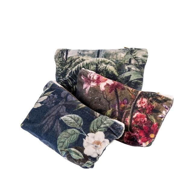 BOTANICAL Toiletry bag 3 multicolored designs H 6 x W 15 x L 30 cm - best price from Maltashopper.com CS655928