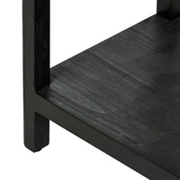 WEBSTER Black chest of drawers H 60.5 x W 47.5 x D 36 cm - best price from Maltashopper.com CS675073