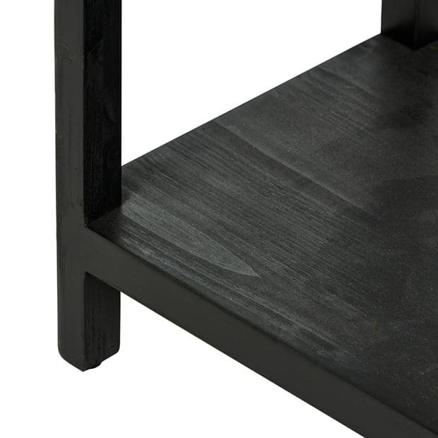 Casa WEBSTER BEDSIDE TABLE BLACK