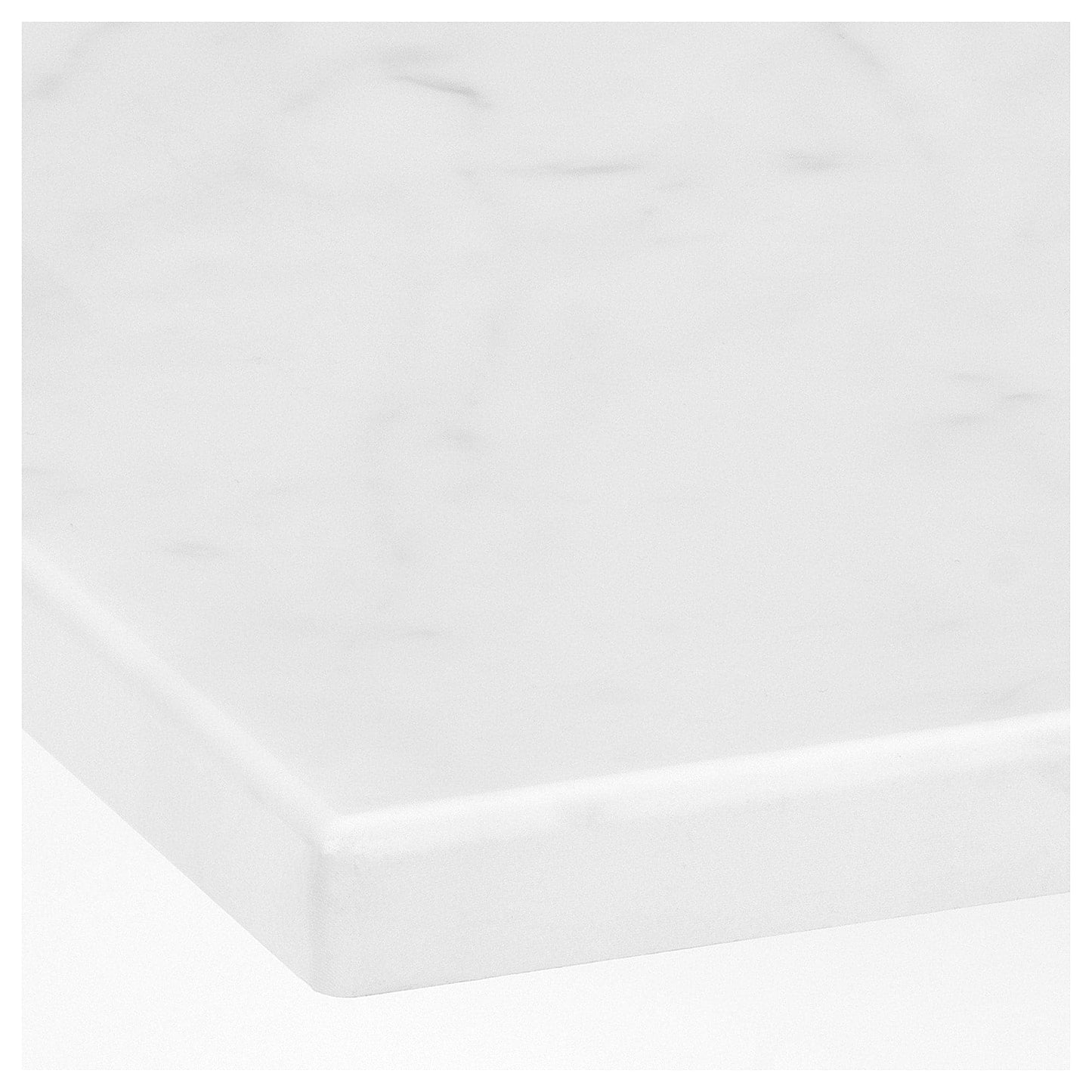 TOLKEN - Countertop, white marble effect/foliated board, 82x49 cm - Premium Bathroom Vanities from Ikea - Just €85.99! Shop now at Maltashopper.com