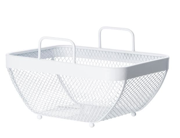 PURO White basket H 16 x W 27.5 x D 20 cm - best price from Maltashopper.com CS633304
