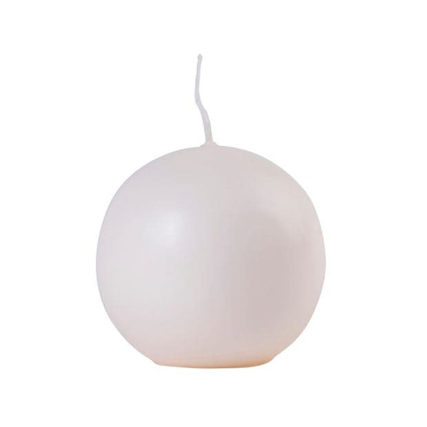 BOLA Spherical beige candleØ 6 cm - best price from Maltashopper.com CS646086