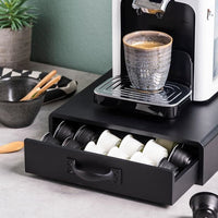 CAFE Capsule drawer for black coffee capsules H 7.5 x W 28 x D 34.5 cm - best price from Maltashopper.com CS635306