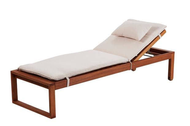 AZUR Garden cushion for sun loungers. H 4 x W 60 x L 178 cm - best price from Maltashopper.com CS662305