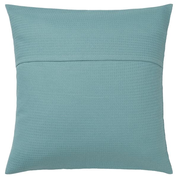 EBBATILDA - Cushion cover, grey-turquoise, 50x50 cm - best price from Maltashopper.com 00493016