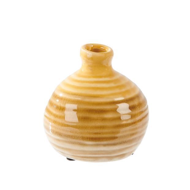 LINES VASE H10CM 3COL - best price from Maltashopper.com CS671482