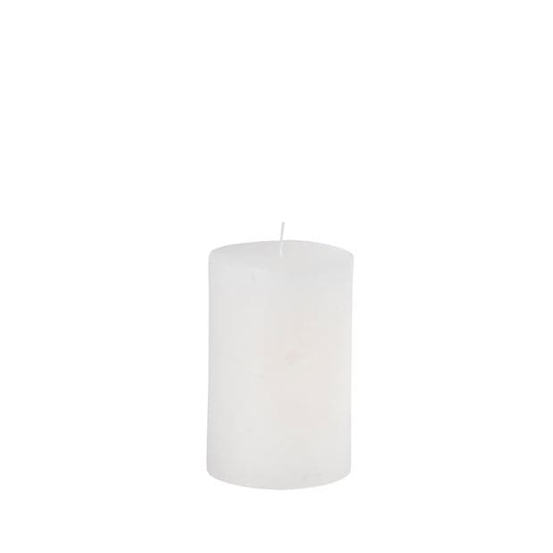 PURE RUSTIC White candle H 12 cm - Ø 8 cm - best price from Maltashopper.com CS659253