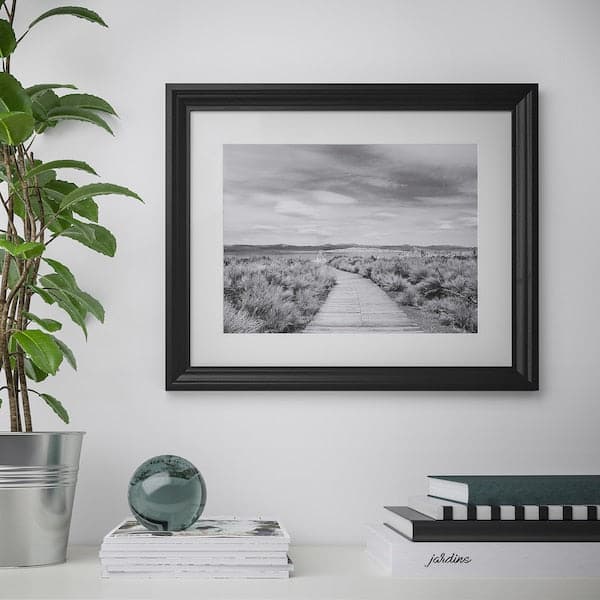 EDSBRUK - Frame, black stained, 40x50 cm - best price from Maltashopper.com 30427628