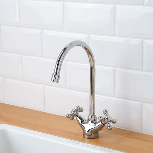 EDSVIK Double Control Sink Mixer - Chrome , - best price from Maltashopper.com 00031841