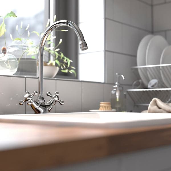 Ikea EDSVIK Double Control Sink Mixer - Chrome ,