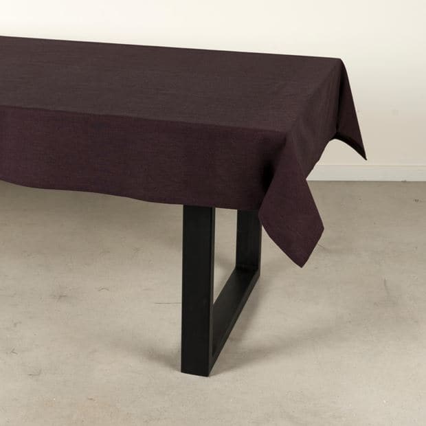 ORGANIC Dark purple tablecloth W 140 x L 200 cm - best price from Maltashopper.com CS616574